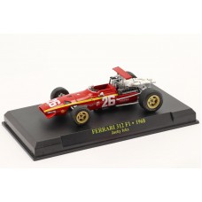 Jacky Ickx Ferrari 312 #26 Winner Frankreich GP Formel 1 1968 1:43